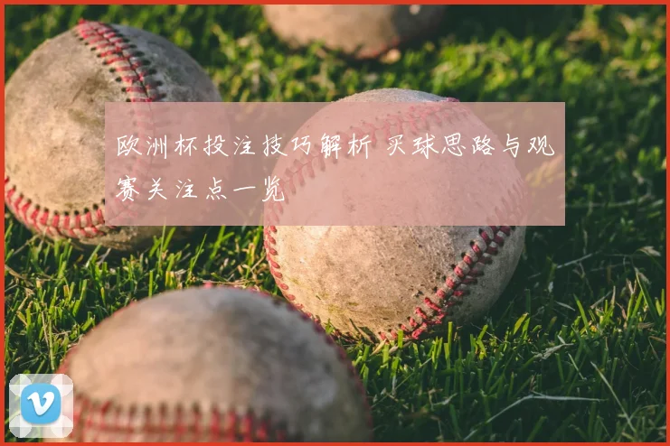 欧洲杯投注技巧解析 买球思路与观赛关注点一览
